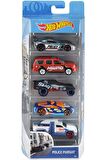 Hot Wheels 5 Li Araba Seti