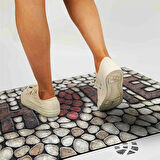 Monnhein Kapı Önü Paspası - Modern ve Şık Kapı Paspası | Ev, Ofis ve Dış Mekân Kullanımı İçin (Doğal Taş Görünümlü)