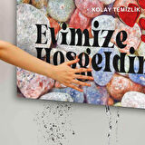 Monnhein Kapı Önü Paspası - Modern ve Şık Kapı Paspası | Ev, Ofis ve Dış Mekân Kullanımı İçin (Evimize Hoşgeldiniz Taş)