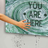 Monnhein Kapı Önü Paspası - Modern ve Şık Kapı Paspası | Ev, Ofis ve Dış Mekân Kullanımı İçin (You'r Here)