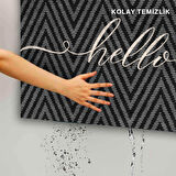 Monnhein Kapı Önü Paspası - Modern ve Şık Kapı Paspası | Ev, Ofis ve Dış Mekân Kullanımı İçin (Tas Hosgeldiniz)