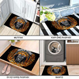 Monnhein Kapı Önü Paspası - Modern ve Şık Kapı Paspası | Ev, Ofis ve Dış Mekân Kullanımı İçin (Asil Savaşçı)