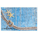 Monnhein Kapı Önü Paspası - Modern ve Şık Kapı Paspası | Ev, Ofis ve Dış Mekân Kullanımı İçin (Ocean Serenity)