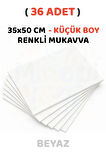 Beyaz Renkli Mukavva 36 Adet 35x50 cm Sert Karton Mukavva