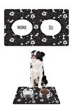 Köpek Mama Altlığı Mama Paspası Köpek Mama Eğitim Paspası 50x35cm