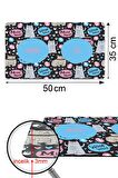 Dogs and Cats Love Köpek Mama Altlığı Mama Paspası Köpek Mama Eğitim Paspası 50x35cm