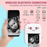 Mini taşınabilir Termal Yazıcı Kablosuz Bluetooth Android IOS Yazıcılar