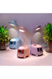 Sevimli Araba Tasarımlı Şarj Edilebilir Gece & Masa Lambası