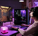 Kuzey Işıkları Lambası, LED Okyanus Dalgası Projektör Işığı, Uzaktan Kumandalı 16 Renk Kademeli