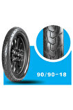 Motosiklet Lastiği 90/90-18 Tl Tubeless( Dubleks)