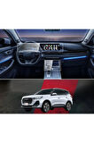Chery Tiggo 7 Pro Avantgarde 2023-2024 Bilgi Ekranı ve Klima Kontrol Ünitesi Uyumlu Ekran Koruyucu