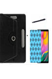 Alcatel 1t 10 2020 10.1" Uyumlu 3 Lü Set Universal Tablet Kılıfı Nano Ekran Koruma Ve Kalem