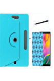 Amazon Kindle Fire Hd 8 Alexa 8" 3lü Set  Uyumlu Tablet Kılıfı Nano Ekran Koruyucu Ve Kalem