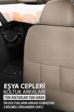 Chevrolet Cruze Hb 1.6 16v Wtcc Edition Plus Ov 2012 Trend Serisi uyumlu 5 koltuk Tay Tüyü Oto Koltuk KılıfıSİYAH-BEJ