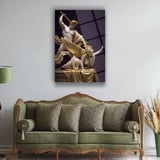 Perseus ve Medusa Heykel Cam Tablo - MOD160