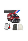 Fiat Ducato 3 Kasa Sol Dış Ayna Üst Camı Sürücü Tarafı Isıtmalı M3333B