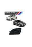 Fluence - Megane 3 Havalandırma Izgarası Sağ Köşe Yan Krom Uçlu 687606450R - M3746B