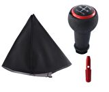 Peugeot 301 Vites Körüğü Ve Kırmızı Çerçeve Vites Topuzu M10961