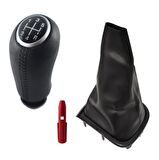 Renault Fluence Siyah Vites Körüğü Ve Krom Çerçeve Vites Topuzu M11256