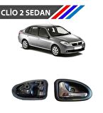 Clio 2 Sedan Kasa Iç Açma Kolu Sol Sürücü Tarafı Parlak Krom M3368B