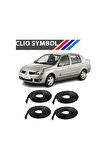 Renault Clio Symbol Ön ve Arka Kapı Fitili 4 Adetli Set M3469