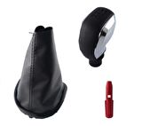 Clio 3 Çerçeveli Vites Körüğü Ve Krom Spor Vites Topuzu M440-398