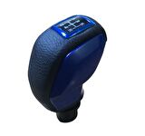 Peugeot 308 Deri Kaplama Mavi Spor Vites Topuzu Ve Körüğü M111602