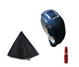 Peugeot 407 Deri Kaplama Krom Spor Vites Topuzu Ve Körüğü M111625