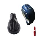 Renault Megane 2 Deri Kaplama Krom Spor Vites Topuzu Ve Körüğü MDERİ3