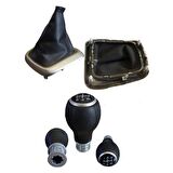 Fiat Egea 5 İleri Vites Topuzu ve Körüğü Gri Detaylı 2016 2020 M1169-2018