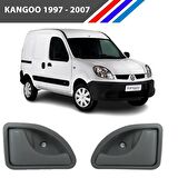 Kangoo MK1 Kasa İç Açma Kolu Gri Renk Sağ ve Sol Set 1997 2007 M2068-2