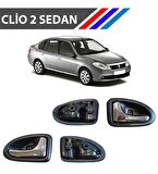 Clio 2 Sedan Kasa Iç Açma Kolu 2 Adetli Sağ Ve Sol Takım Parlak Krom M3368