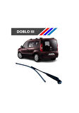 Doblo 3 2009 Sonrası Tek Kapı Bagaj Arka Silecek Kolu Ve Süpürgesi Takım 51879455 M73056Y