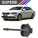 Skoda SuperB 1.6 - 2.0 Dizel Yağ Filtre Kapağı 2008 - 2015 M1748-11