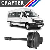 VW Crafter 2.0 Dizel Yağ Filtre Kapağı Yan Sanayi 2011 2016 M1748-17