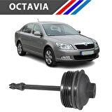 Skoda Octavia 1.6 - 2.0 Dizel Yağ Filtre Kapağı 2004 - 2013 M1748-27