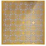 ASMA TAVAN UYUMLU LED DÖŞENEBİLİR MODERNA 60X60 CM TAVAN PANELİ- ALTIN RENK