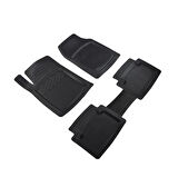 SsanYoung Korando Sports 4D Havuzlu Paspas Kesilebilir Model Modern Tasarım Siyah SC