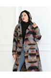 Winter Desen Oduncu Kuşaklı Kap