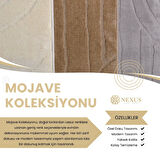 Nexus Halı Mojave MJ03 Gri Micro Fiber Polyester Yumuşak Silinebilir Keçeleşmez Leke Tutmaz Dekoratif Halı