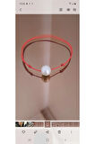 Kırmızı Ip Inci Bileklik