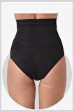 Kadın Yüksek Bel Siyah Slip Korse 9s03