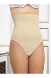 Kadın Ten Yüksek Bel Slip Korse
