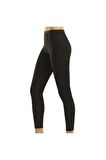 Kadın Siyah Termal Tayt