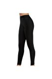 Kadın Siyah Termal Tayt