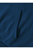 Erkek Monaco Baskılı Oversize Kapşonlu Sweatshirt
