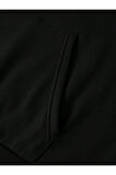 Erkek Monaco Baskılı Oversize Kapşonlu Sweatshirt