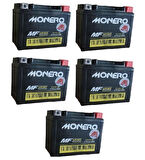 MONERO YTX5L 5ALÇAK MOTOSİKLET AKÜSÜ 5 Lİ PAKET EBATLAR:113*68*105mm