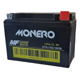 MONERO 12N6.5L  6,5AMPER MOTOSİKLET AKÜ 5'Lİ SET EBATLAR: 138x65x100mm