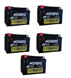 MONERO  YTX7A -7 ALÇAK SCOOTER  AKÜ 5'Lİ PAKET EBATLAR: 150*87*94mm